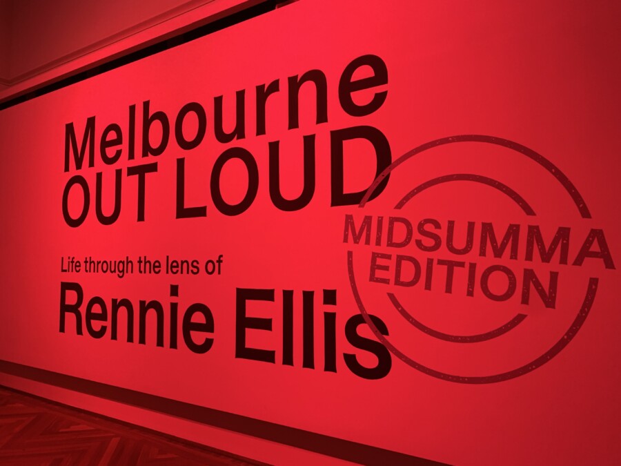 「Melbourne OUT LOUD: Life through the lens of Rennie Ellis」展示風景