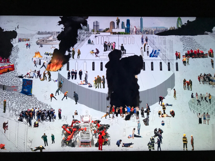 国立現代美術館 (MMCA) 開館50周年記念展 「The Square: Art and Society in Korea 1900‑2019」でみたインスタレーション作品。 「韓日舞台人の交流会」の写真は1枚も撮っていなかった。